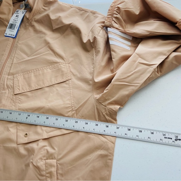 Adidas Parley 2PC Tracksuit Set Men’s Large Beige HL9397 Long Sleeves Full Zip - Picture 11 of 16